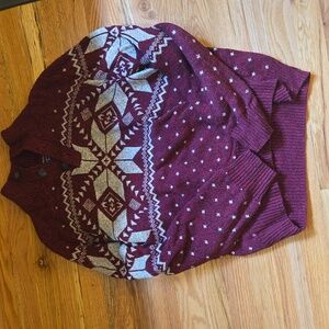 Mens american eagle burgundy sweater